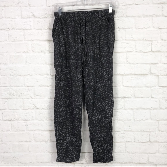 Susina Gray Dainty Floral Rayon Sleep Lounge Pants - Picture 2 of 7